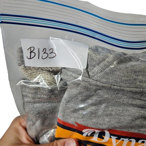 Mitchell & Ness Warriors Hoodie Girl's Medium M 10/12 Gray Cotton Short Sleeve - Picture 11 of 11